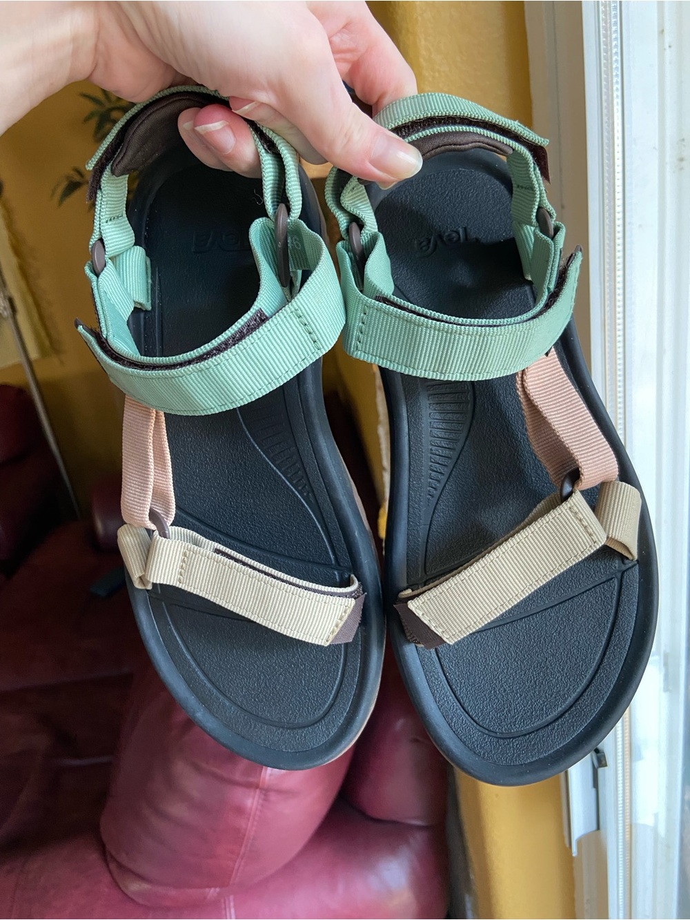 Multi-Color Teva sandals